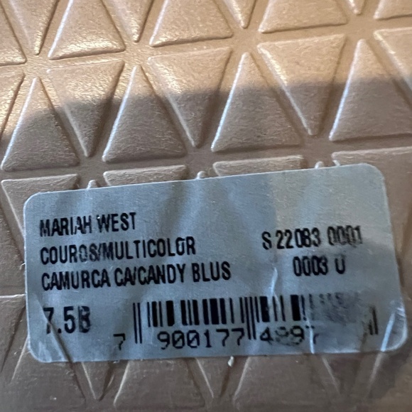 Schutz pink suede and snake print mule size 7.5 - Picture 3 of 5